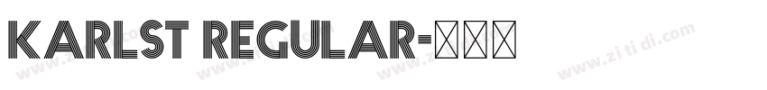 KarlST Regular字体转换